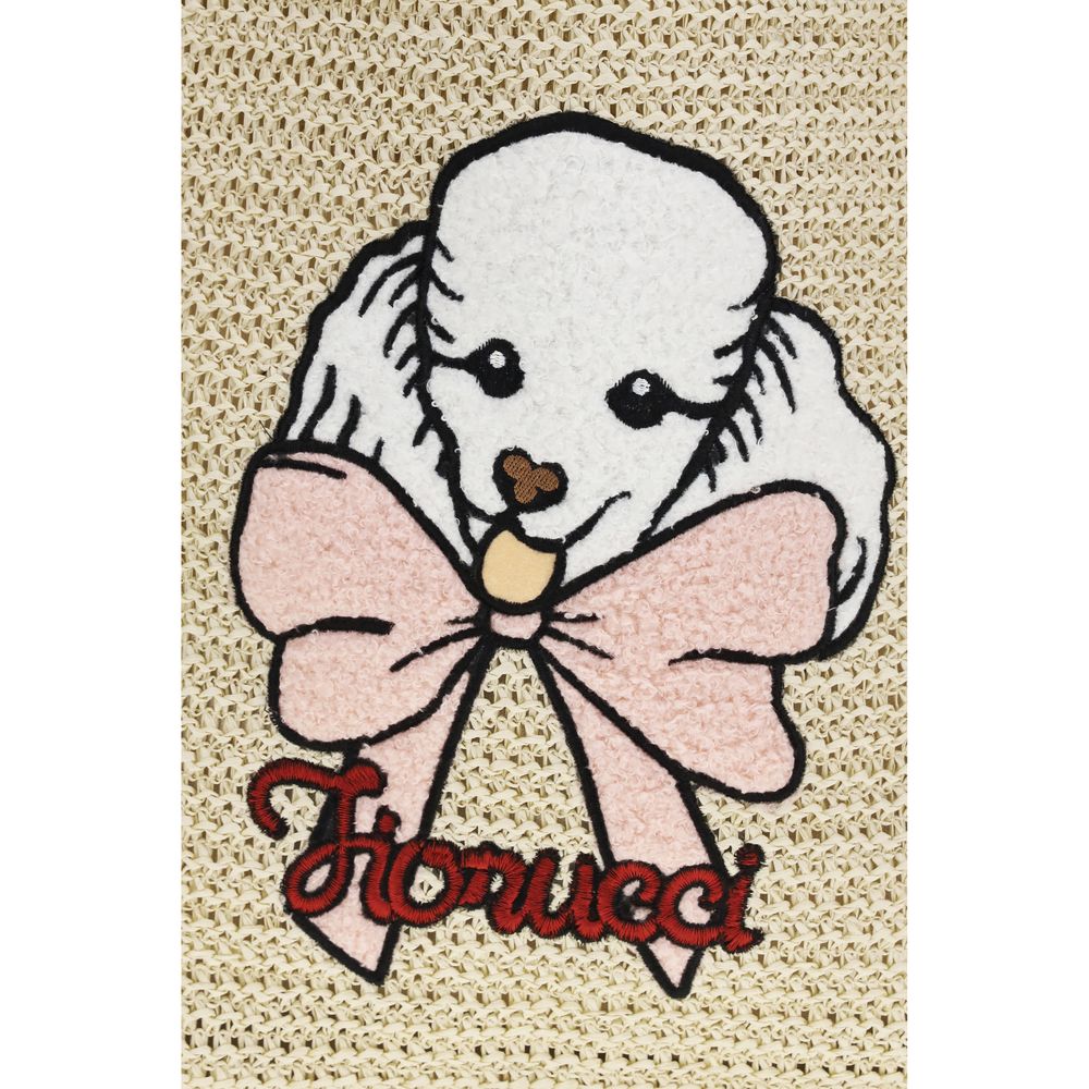 Fiorucci Beige Paper Handbag
