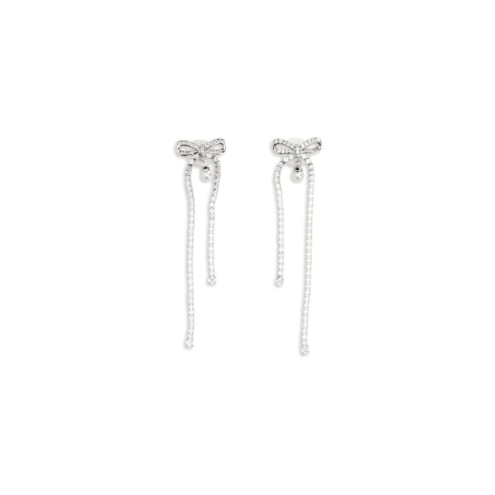 Self-Portrait Silver Brass Earrings