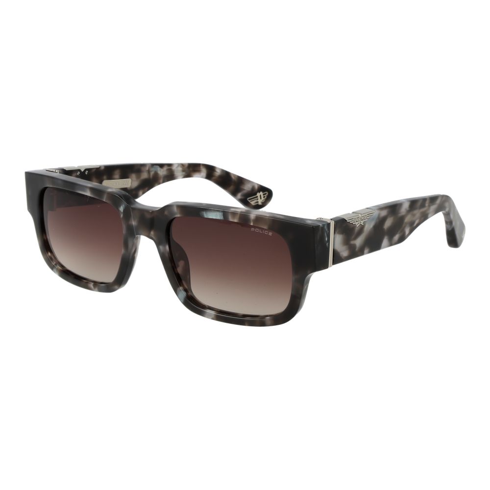 Police Gray Cellulose Acetate Sunglasses - Designer Luxury Eyewear