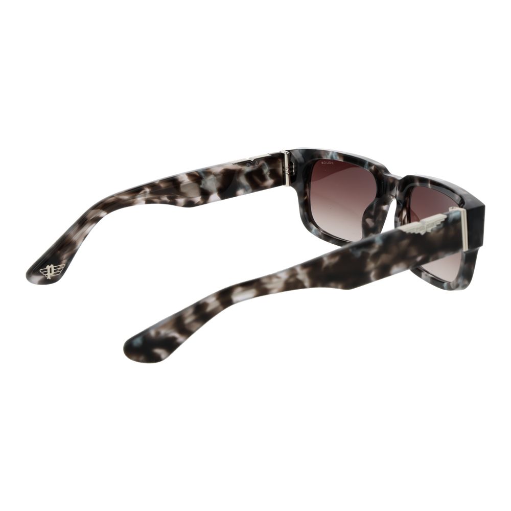 Police Gray Cellulose Acetate Sunglasses - Designer Luxury Eyewear
