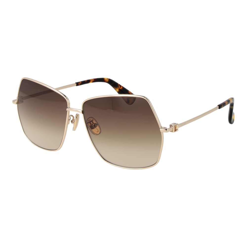 Indulge in the elegance of Max Mara Gold Metal Sunglasses, where exquisite craftsmanship meets timeless luxury, perfect for those who appreciate refined style.