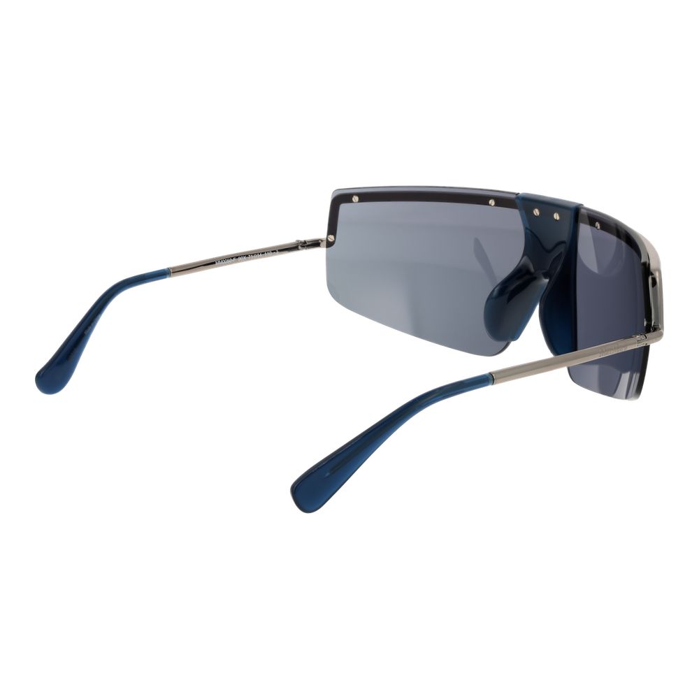Elevate your style with Max Mara Silver Metal Sunglasses, where rimless elegance meets mirrored allure, embodying luxury and sophistication for the discerning individual.