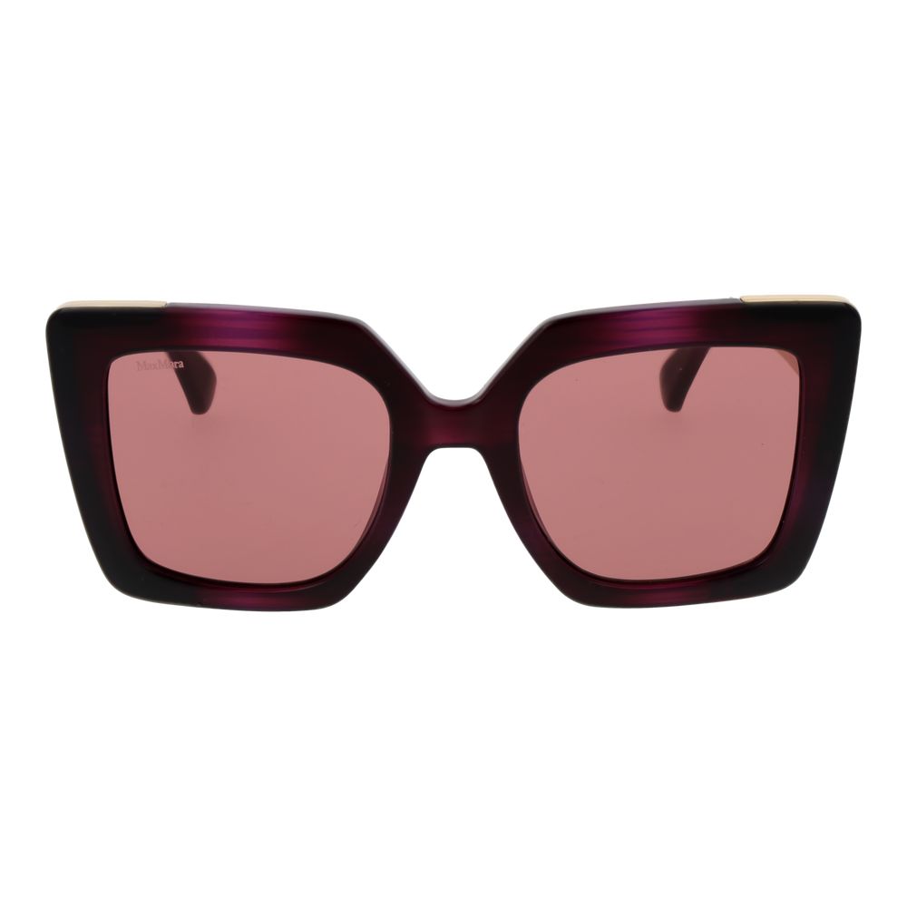 Indulge in the exquisite Max Mara Purple Plastic Sunglasses, where timeless elegance meets modern design, elevating your style with luxurious allure and unparalleled craftsmanship.