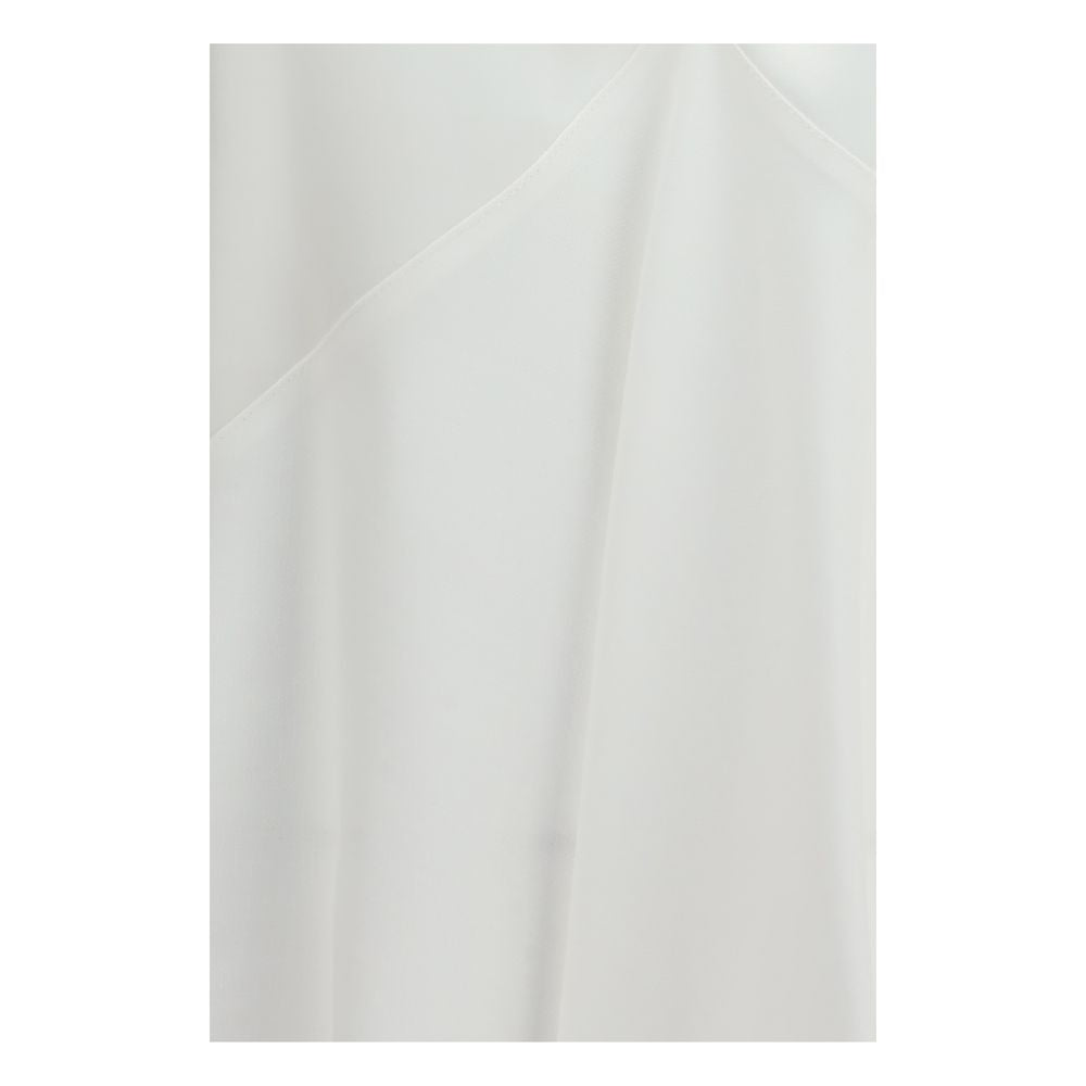 Brunello Cucinelli White Cotton Blouse - Artisanal Luxury Elegance