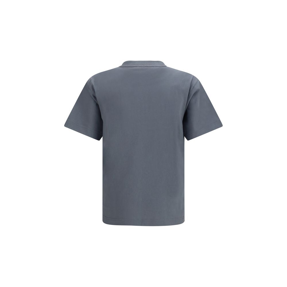 Burberry Gray Cotton T-Shirt - Designer Luxury Apparel