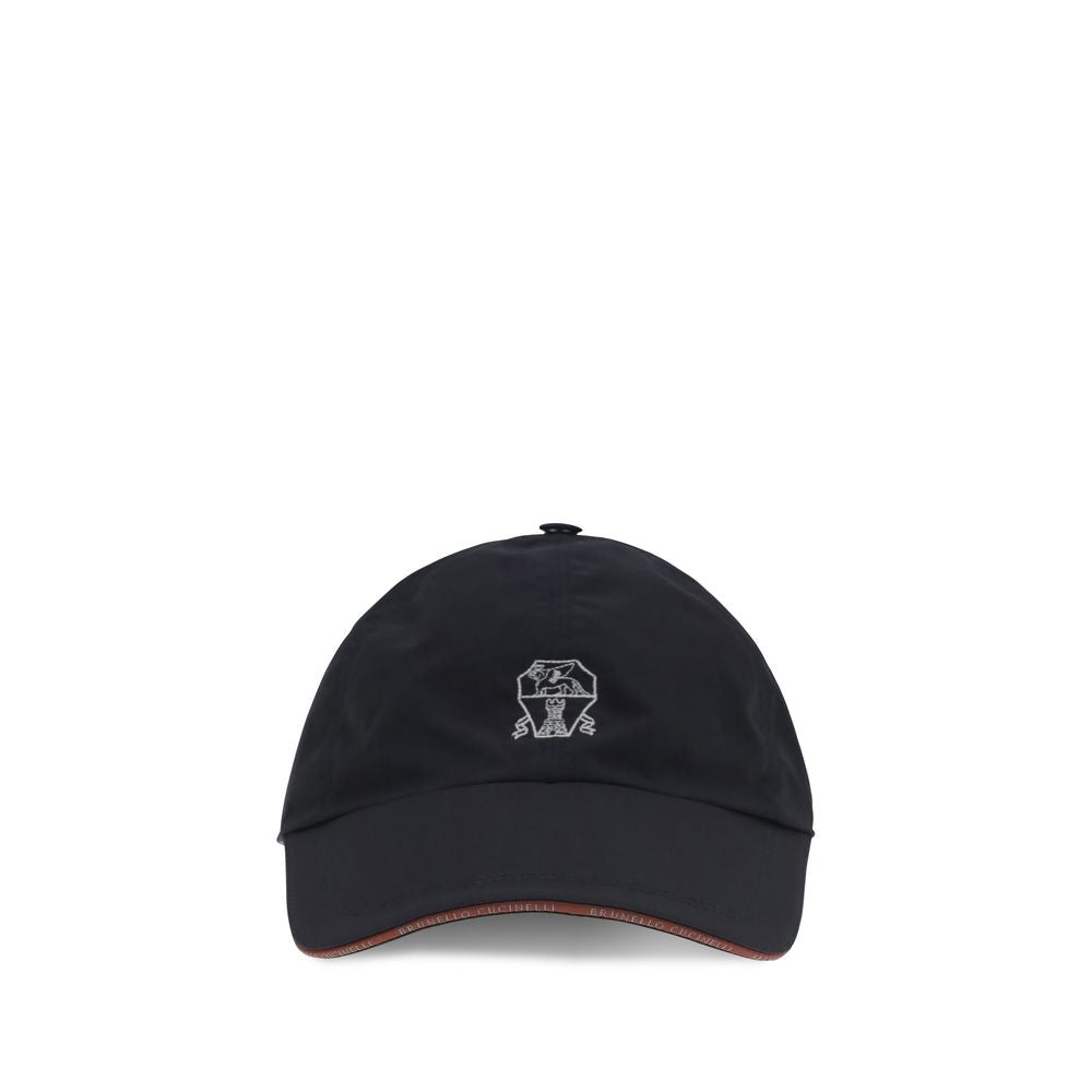 Elevate your style with the Brunello Cucinelli Blue Cotton Cap, a luxurious accessory crafted from 100% cotton, embodying timeless elegance and refined sophistication.