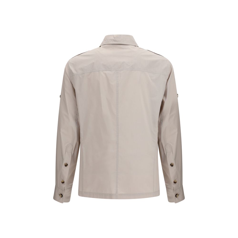 Brunello Cucinelli Beige Cotton Coat - Artisanal Luxury Outerwear