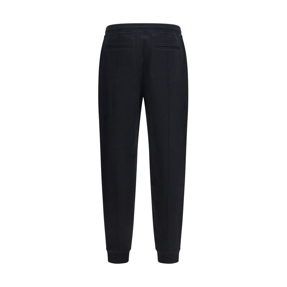 Brunello Cucinelli Black Cotton Joggers - Artisanal Luxury Comfort