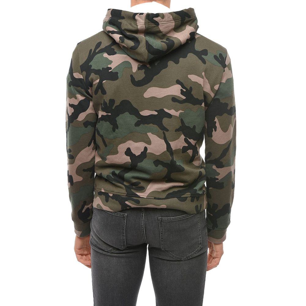 Elevate your wardrobe with the Valentino Bicolor Cotton Sweatshirt, a masterpiece of Italian craftsmanship blending comfort and luxury for the discerning individual.