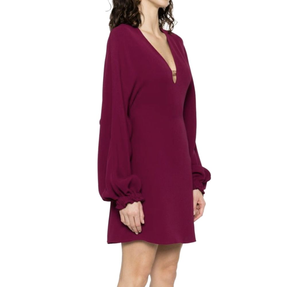 Indulge in the Fendi Purple Silk Casual Dress, a masterpiece of Italian craftsmanship in luxurious silk, designed for those who embrace elegance and sophistication.