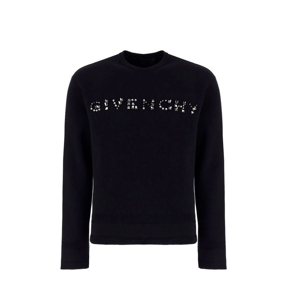 Givenchy Black Cotton Sweatshirt - Designer Luxury Couture