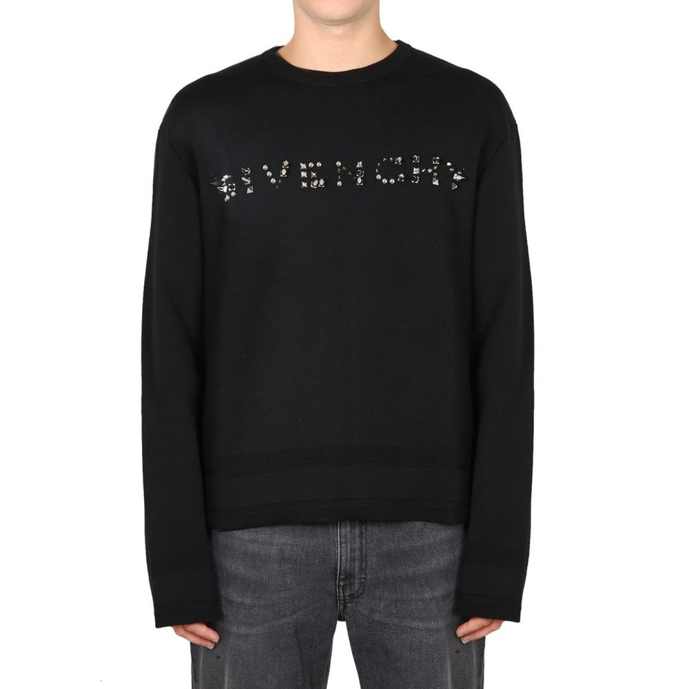 Givenchy Black Cotton Sweatshirt - Designer Luxury Craftsmanship
