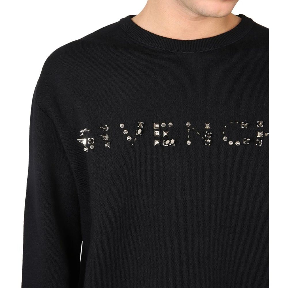 Givenchy Black Cotton Sweatshirt - Designer Luxury Couture