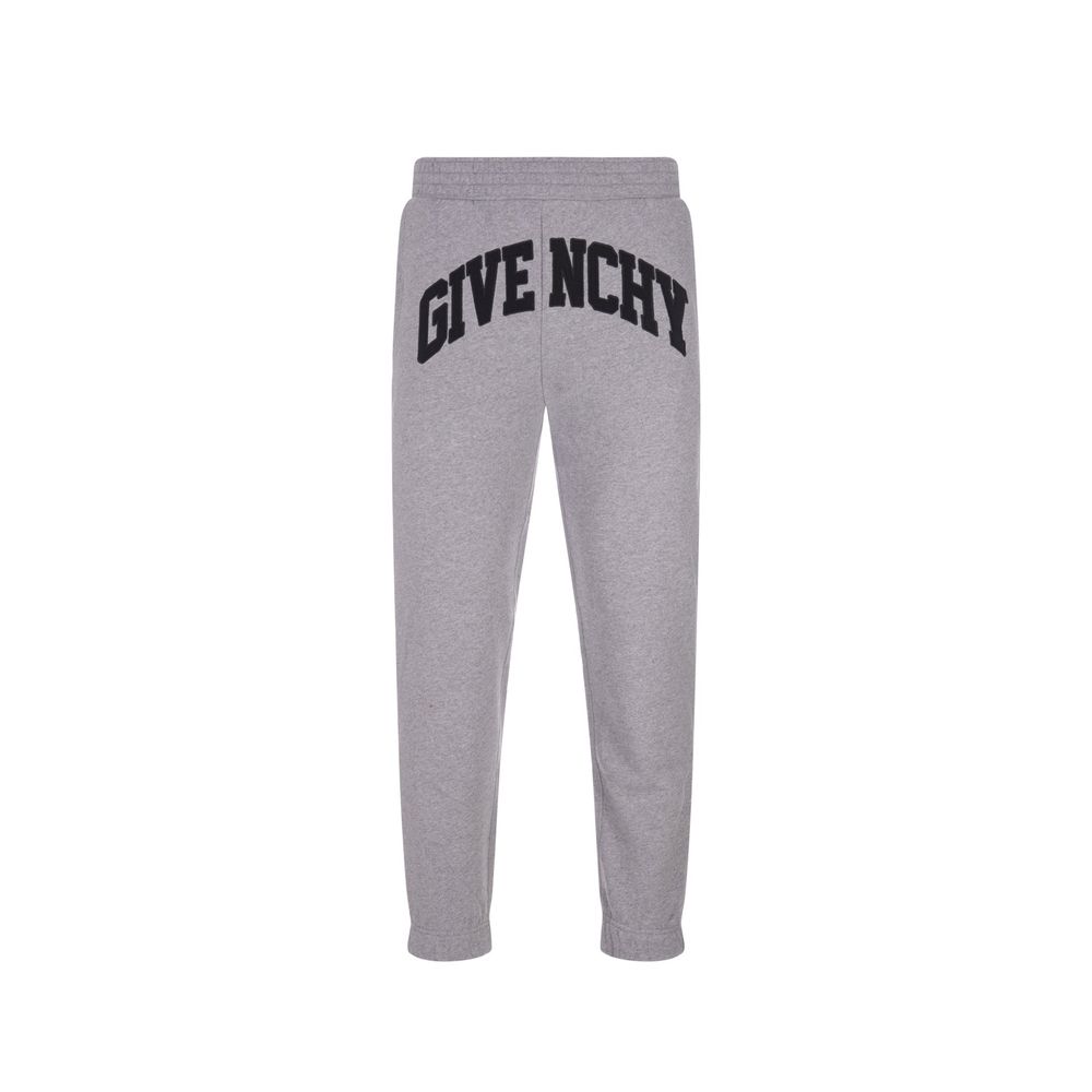 Givenchy Gray Cotton Joggers - Designer Luxury Sportswear