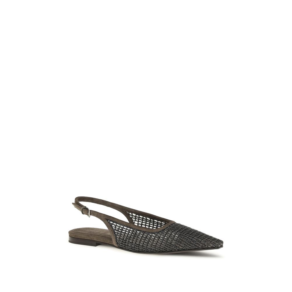 Brunello Cucinelli Bos Taurus Ballet Flats Artisan Elegance