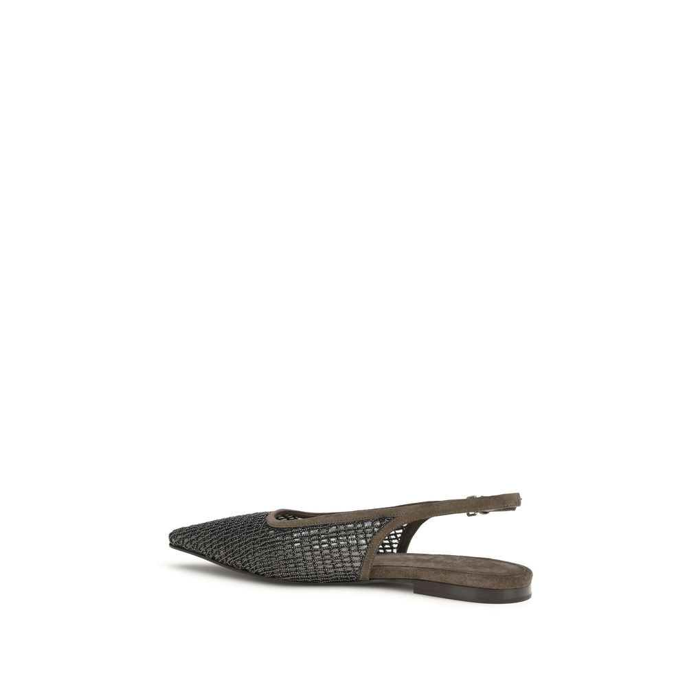 Brunello Cucinelli Bos Taurus Ballet Flats Artisan Luxury Elegance