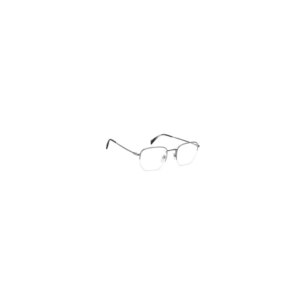 David Beckham Gray Metal Glasses - Luxurious Gunmetal Frames