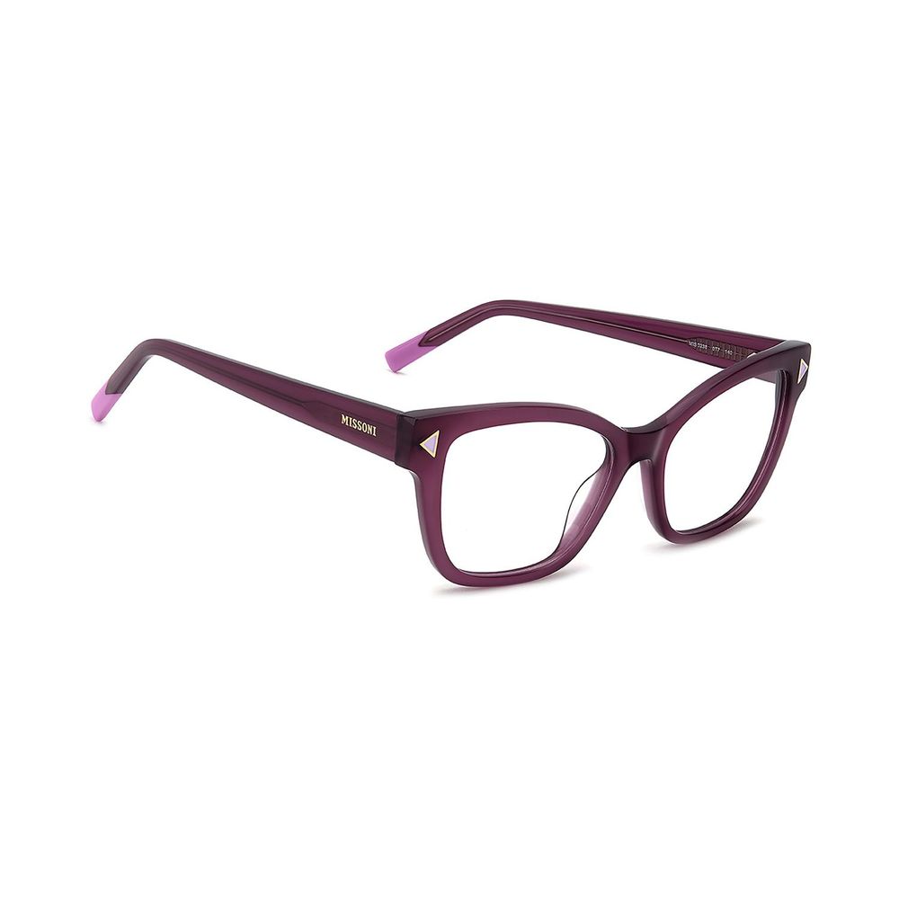 Discover the Missoni Purple Acetate Glasses, where exquisite craftsmanship meets timeless elegance, perfect for those who embody sophistication and allure.
