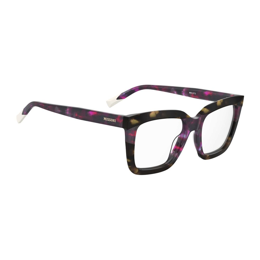 Discover the allure of Missoni Multicolor Acetate Glasses, where exquisite craftsmanship meets vibrant style, perfect for those who embrace luxury in every moment.
