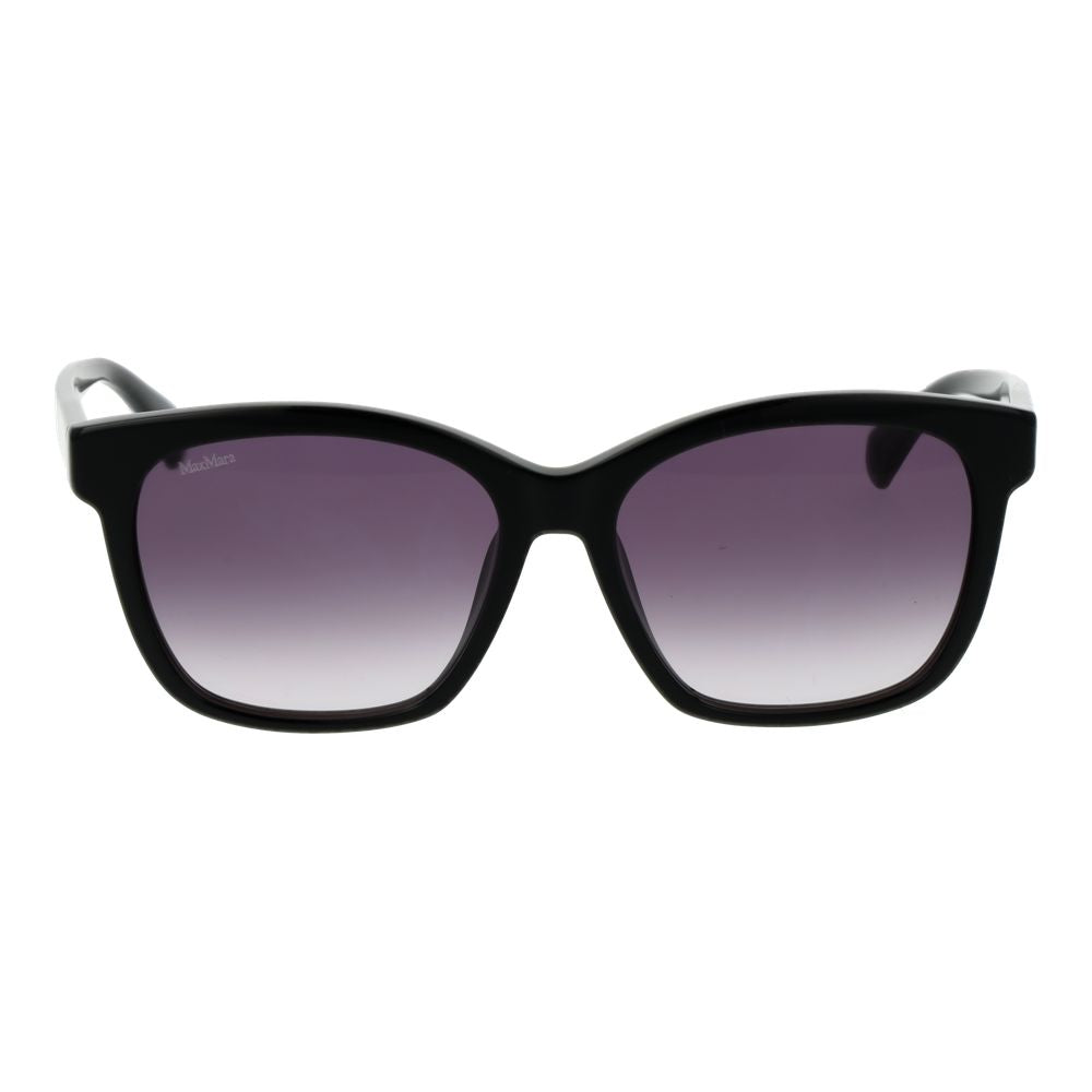 Experience the allure of Max Mara Black Acetate Sunglasses, where exquisite craftsmanship meets timeless elegance, perfect for the discerning individual.