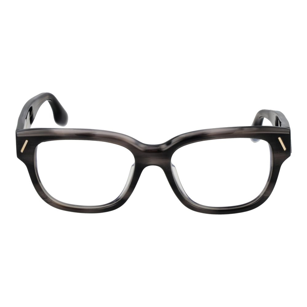 Elevate your style with Victoria Beckham Gray Acetate Glasses, where timeless elegance meets luxurious craftsmanship, perfect for the discerning individual.