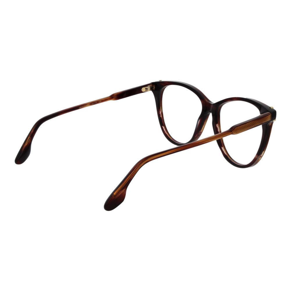 Elevate your style with Victoria Beckham's Brown Acetate Glasses, where exquisite craftsmanship meets timeless elegance, perfect for the discerning individual.