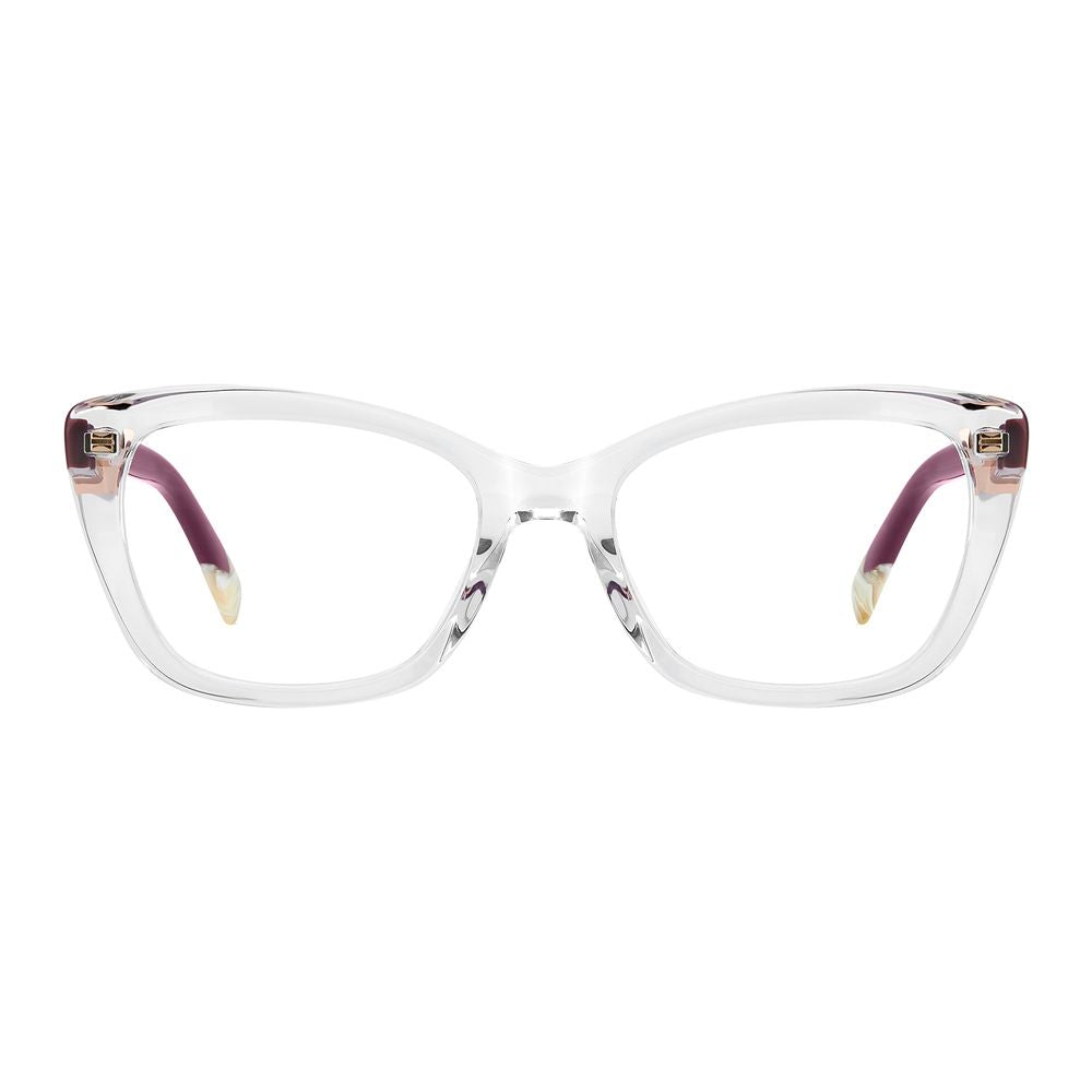 Elevate your style with Missoni Transparent Acetate Glasses, where exquisite craftsmanship meets timeless elegance, perfect for the discerning individual.