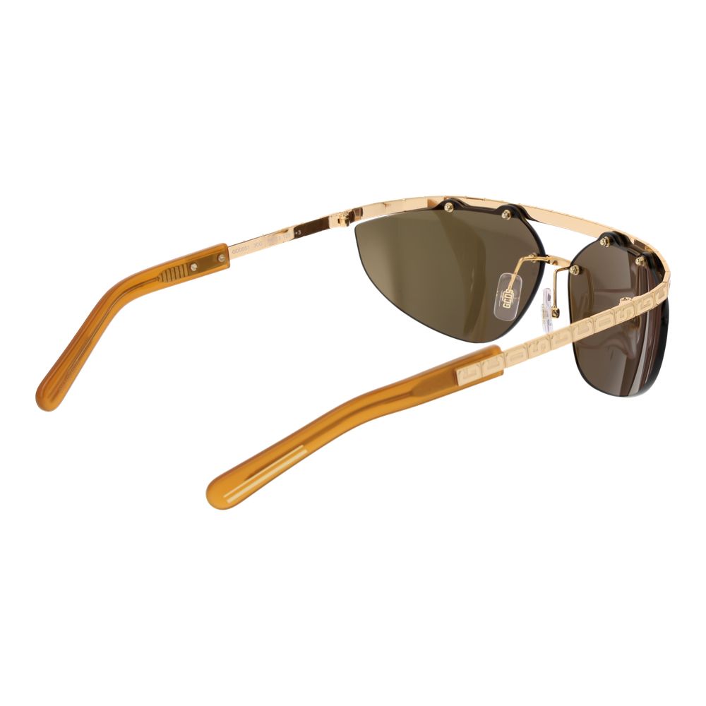 GCDS Gold Metal Sunglasses - Artisanal Luxury Eyewear