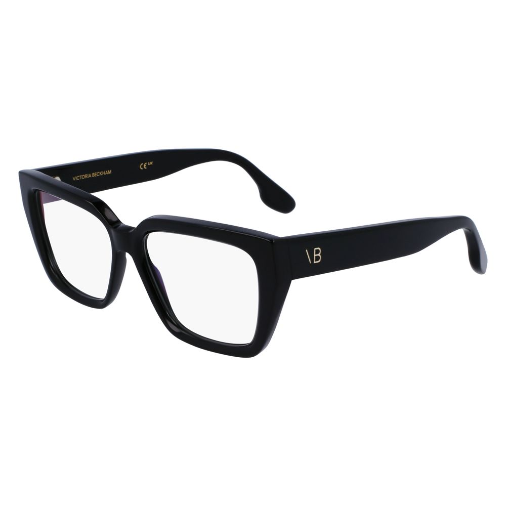 Elevate your style with Victoria Beckham's Black Plastic Glasses, a fusion of exquisite craftsmanship and timeless elegance, perfect for the discerning individual.