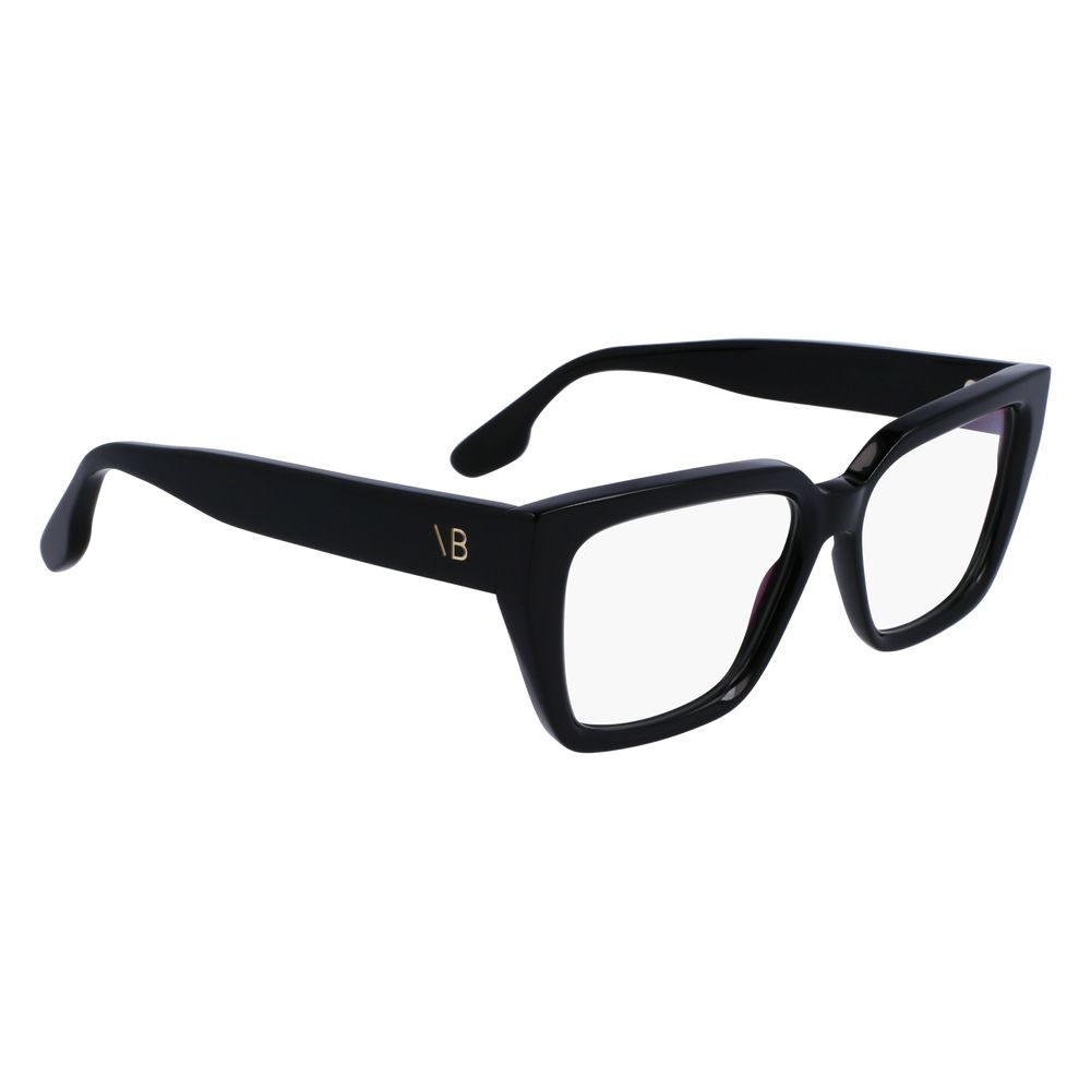 Elevate your style with Victoria Beckham's Black Plastic Glasses, a masterpiece of elegance and sophistication, perfect for the discerning individual seeking timeless luxury.