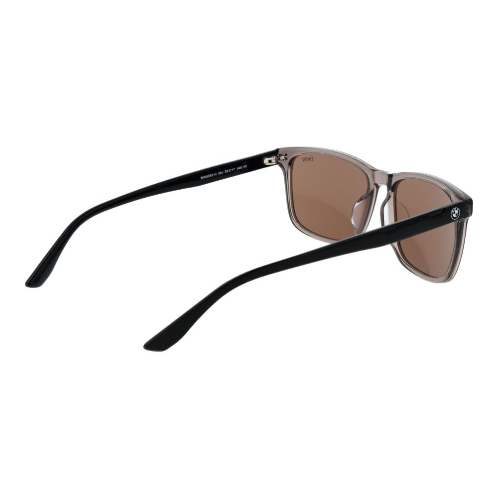 BMW Gray Plastic Sunglasses - Designer Luxury Eyewear