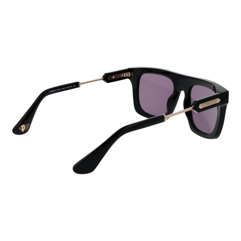 Elevate your style with Police Black Cellulose Acetate Sunglasses, a timeless accessory that embodies sophistication and luxury for the discerning individual.
