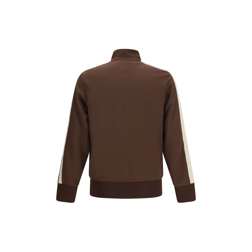Elevate your wardrobe with the Palm Angels Brown Polyester Sweatshirt, a blend of luxurious craftsmanship and sophisticated design, perfect for any occasion.