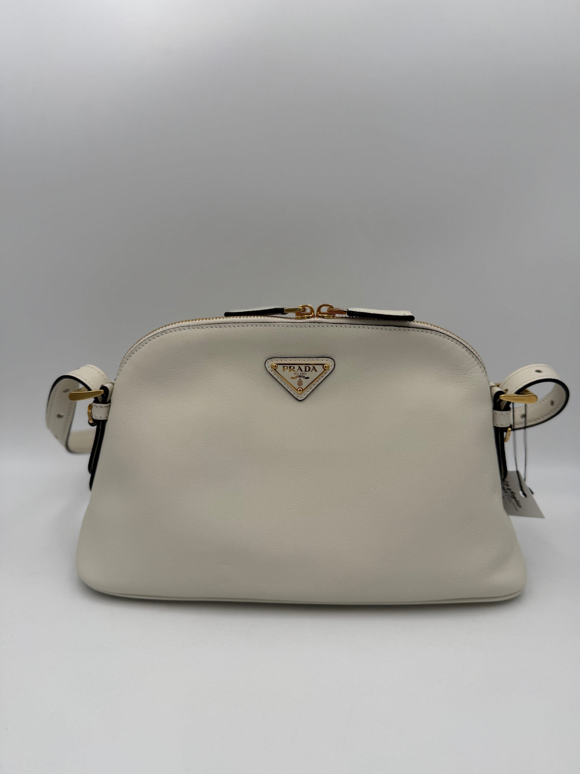 Prada PRADA Bauletto BOWLING in Leather Handbag