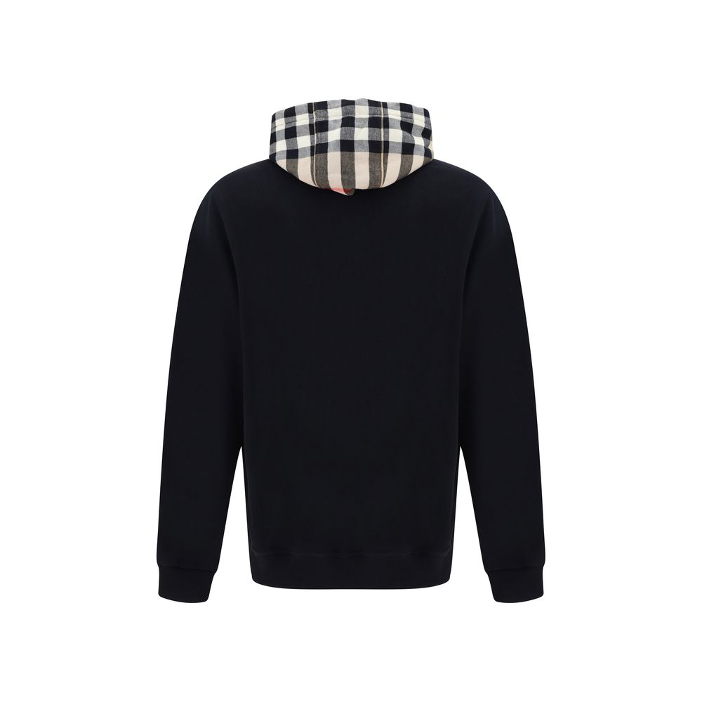 Burberry Black Cotton Sweatshirt – Artisanal Luxury Essential