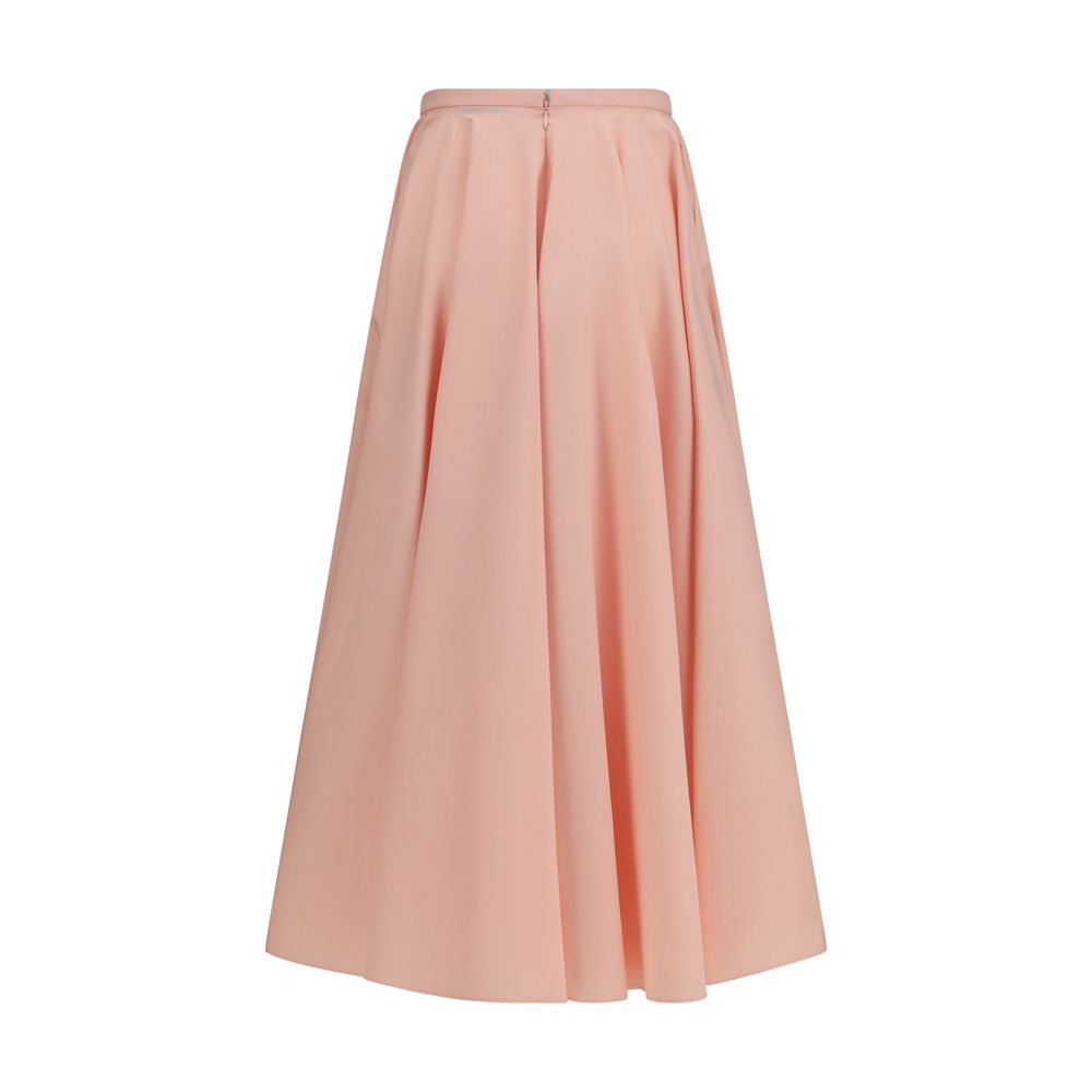 Givenchy Multicolor Cotton Long Skirt - Designer Couture Elegance
