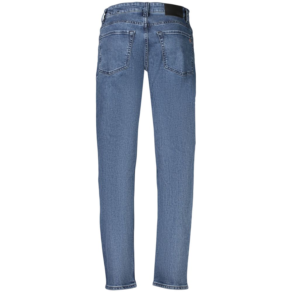 Hugo Boss Blue Cotton Men's Jeans - Tailored Luxury Denim