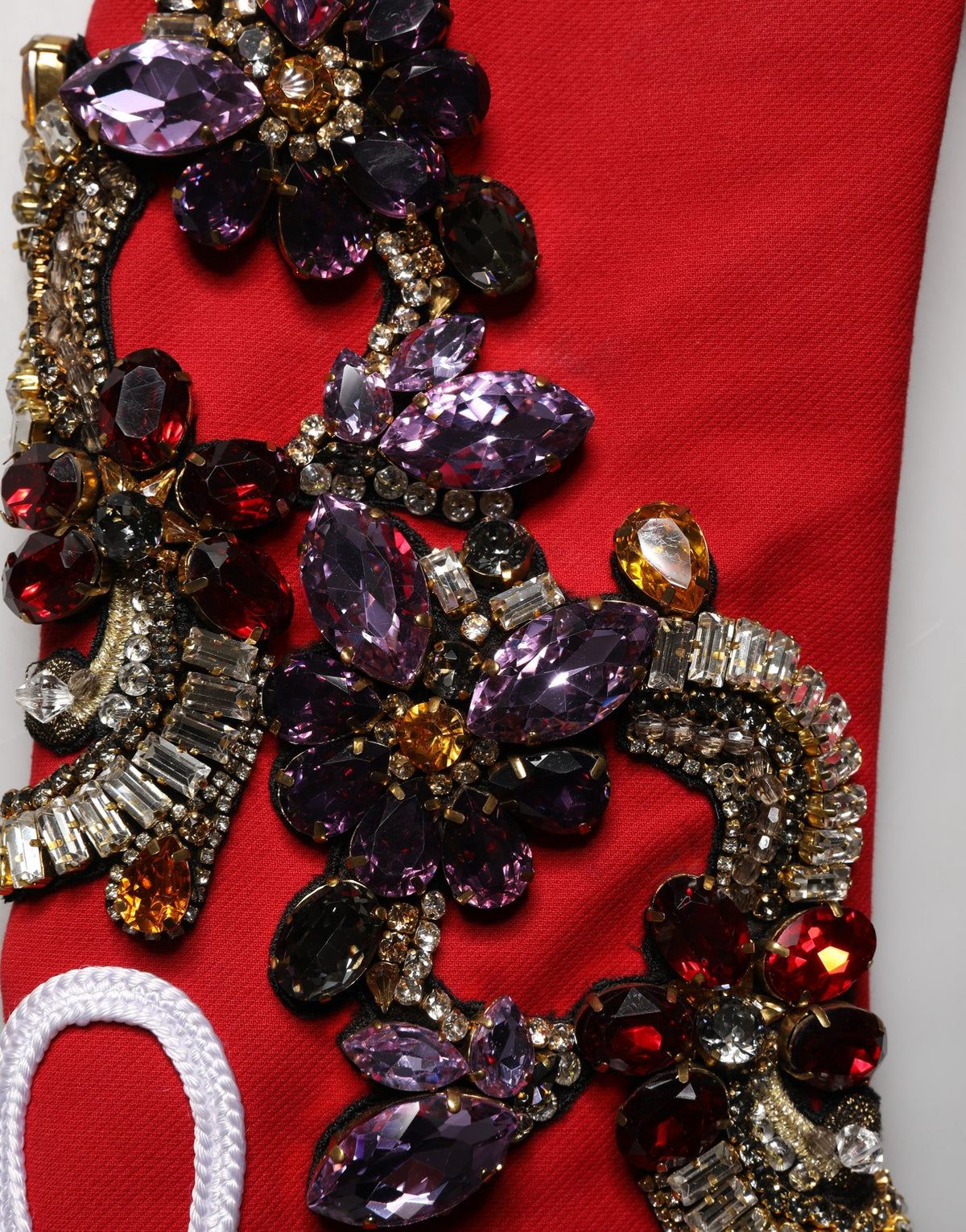 Dolce & Gabbana Ornate Jewel Cropped Jacket - Italian Luxury Fashion