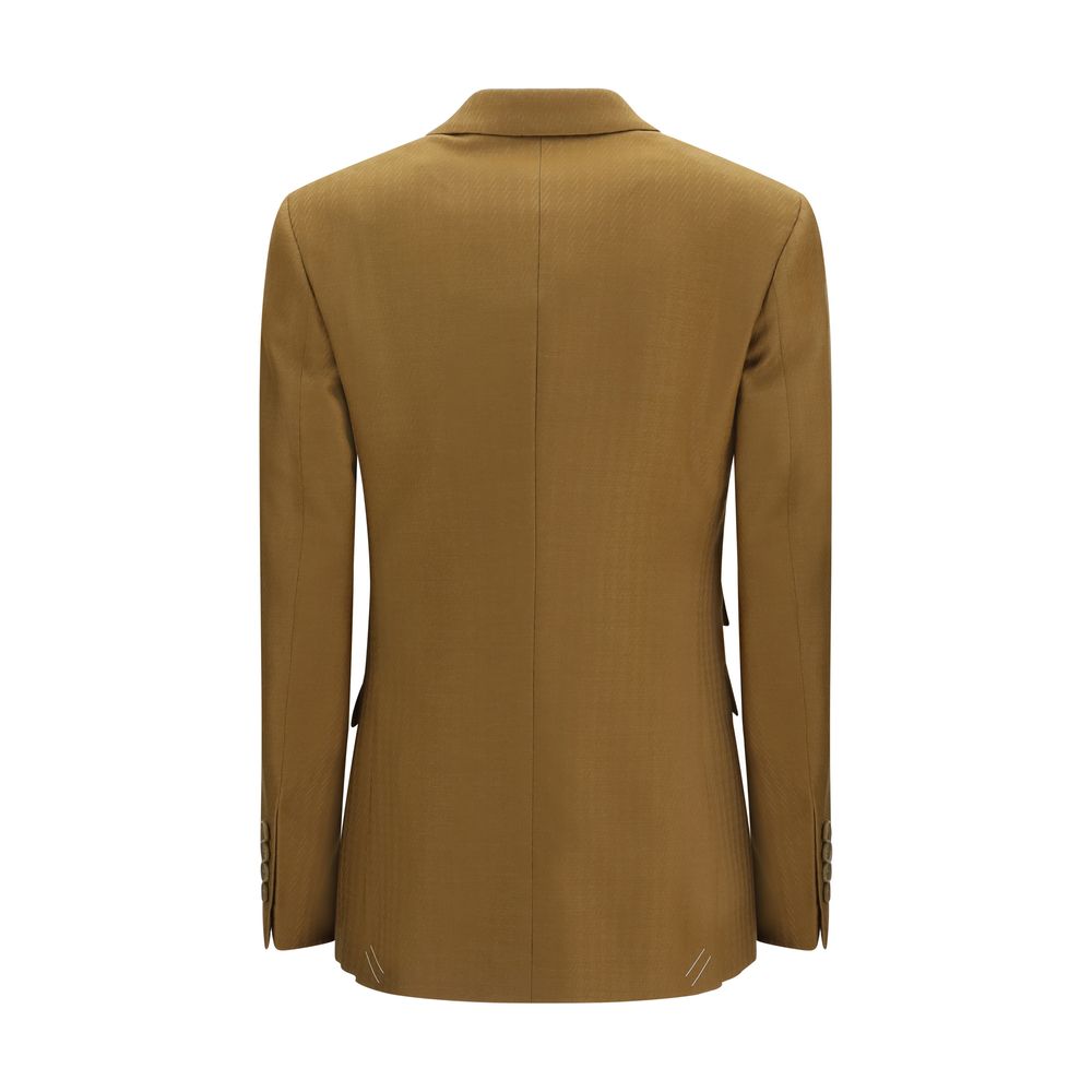 Burberry Multicolor Lamb Ovis Aries Mohair Blazer - Couture