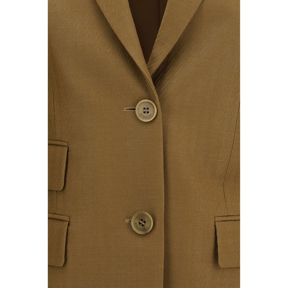 Burberry Multicolor Lamb Ovis Aries Mohair Blazer - Couture