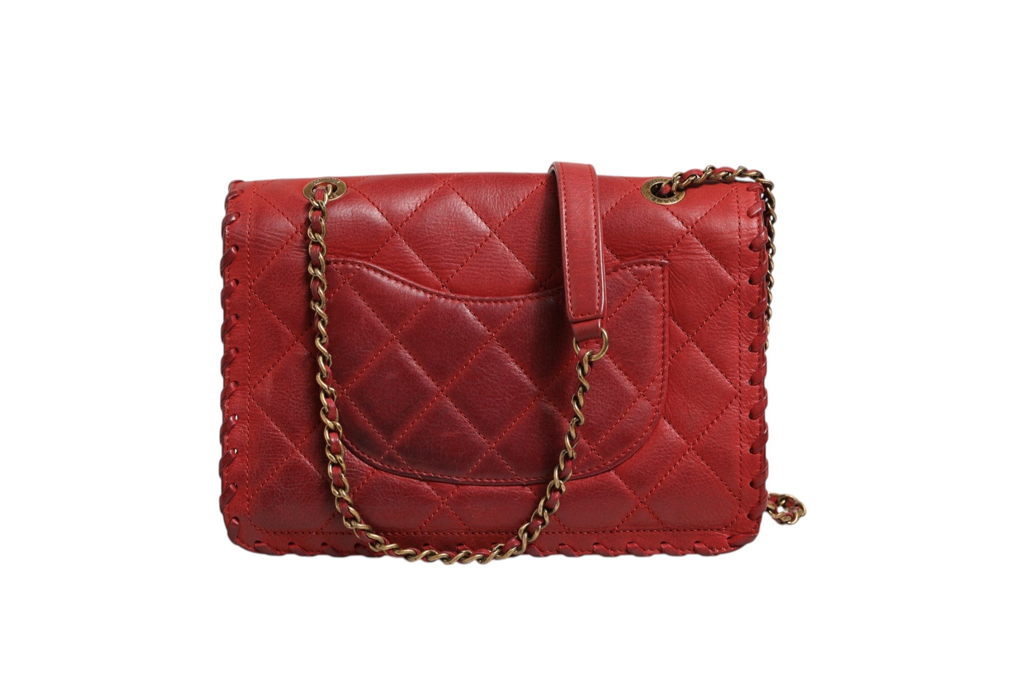 Chanel Mini Flap Bag - Artisanal Luxury in Red Lambskin