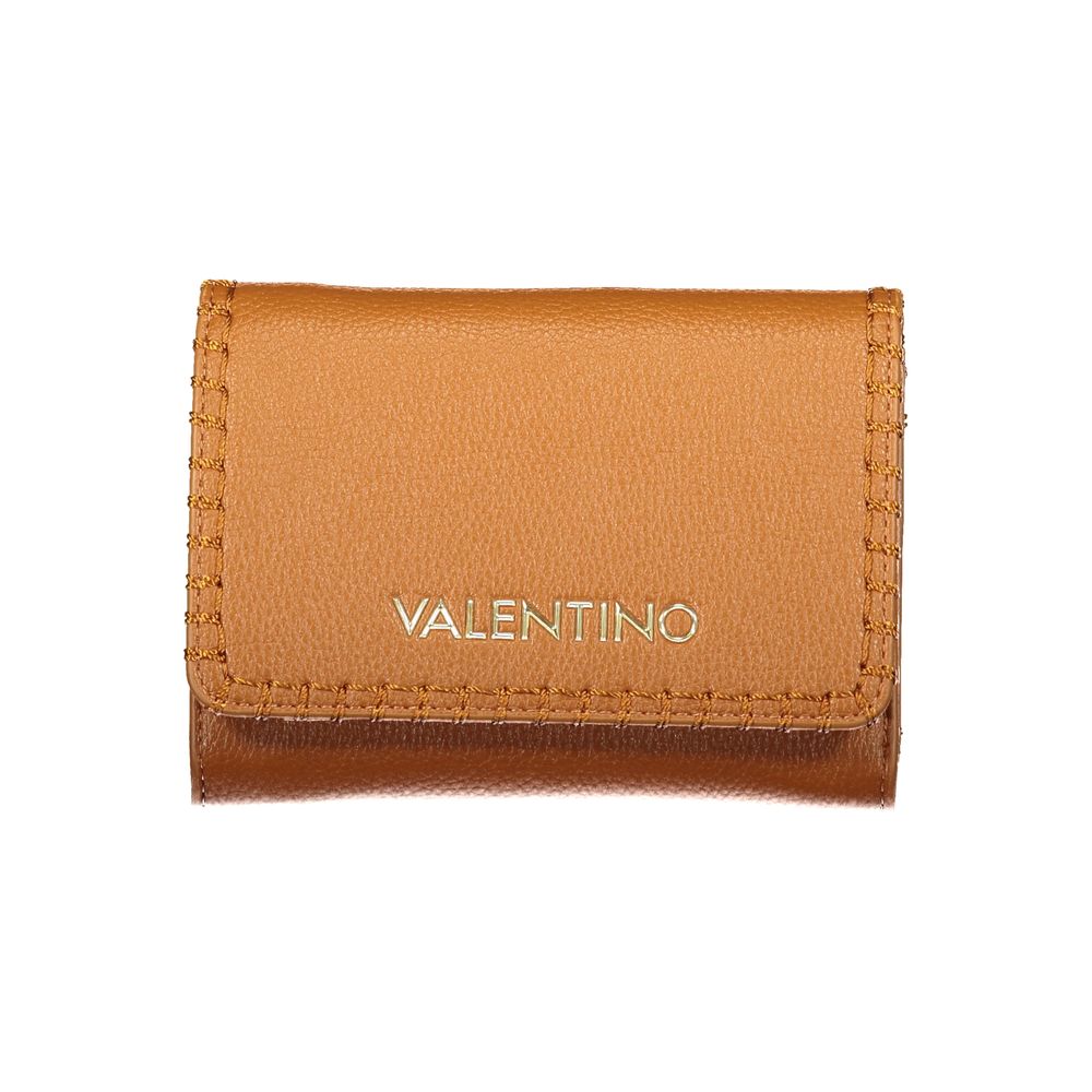 Valentino Brown Polyethylene Wallet