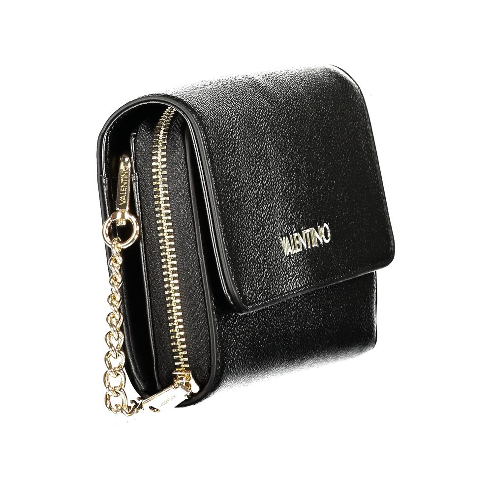 Valentino Black Polyethylene Wallet