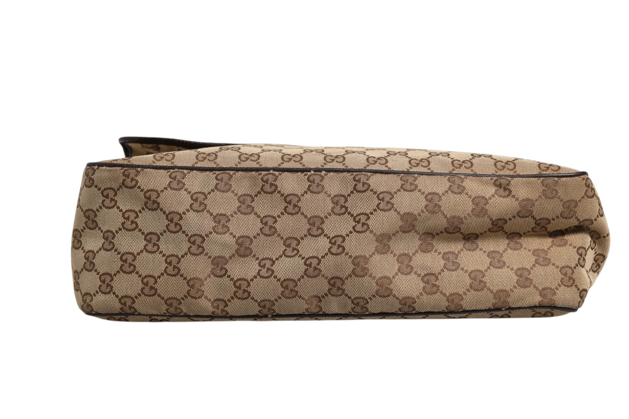 Gucci GG Canvas Flap Messenger Bag - Artisanal Luxury Accessory