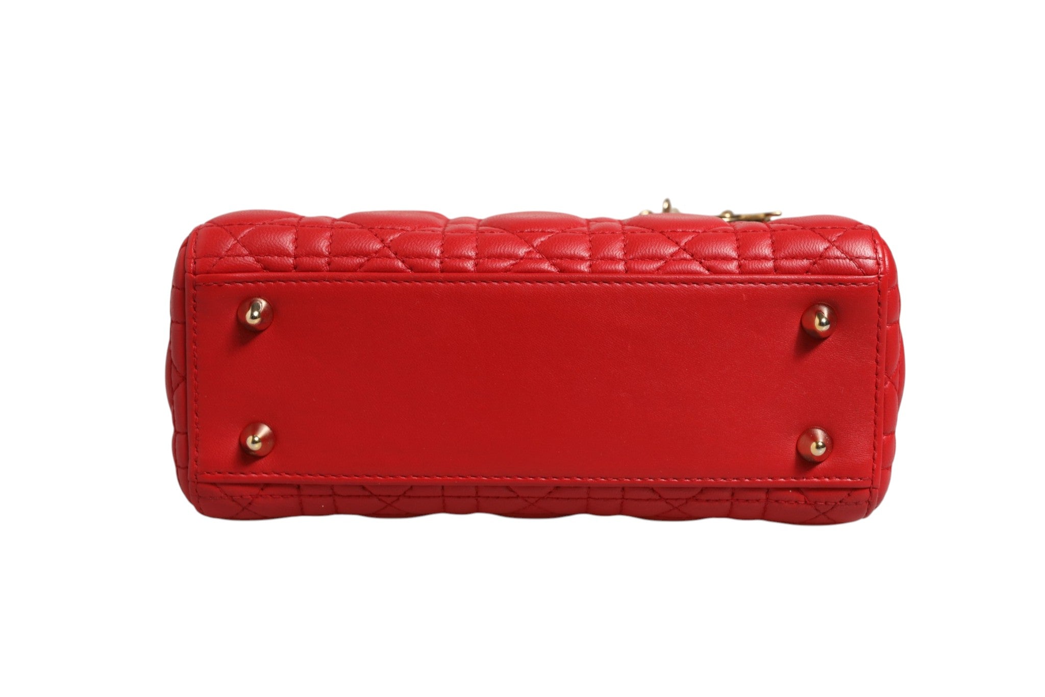 Christian Dior Lady Dior Cannage Leather Handbag - Couture Elegance
