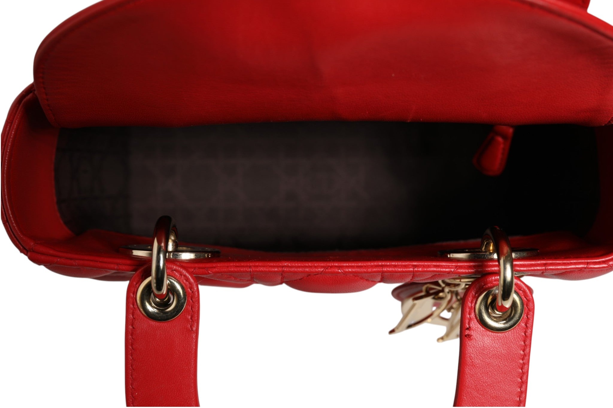 Christian Dior Lady Dior Cannage Leather Handbag - Couture Elegance