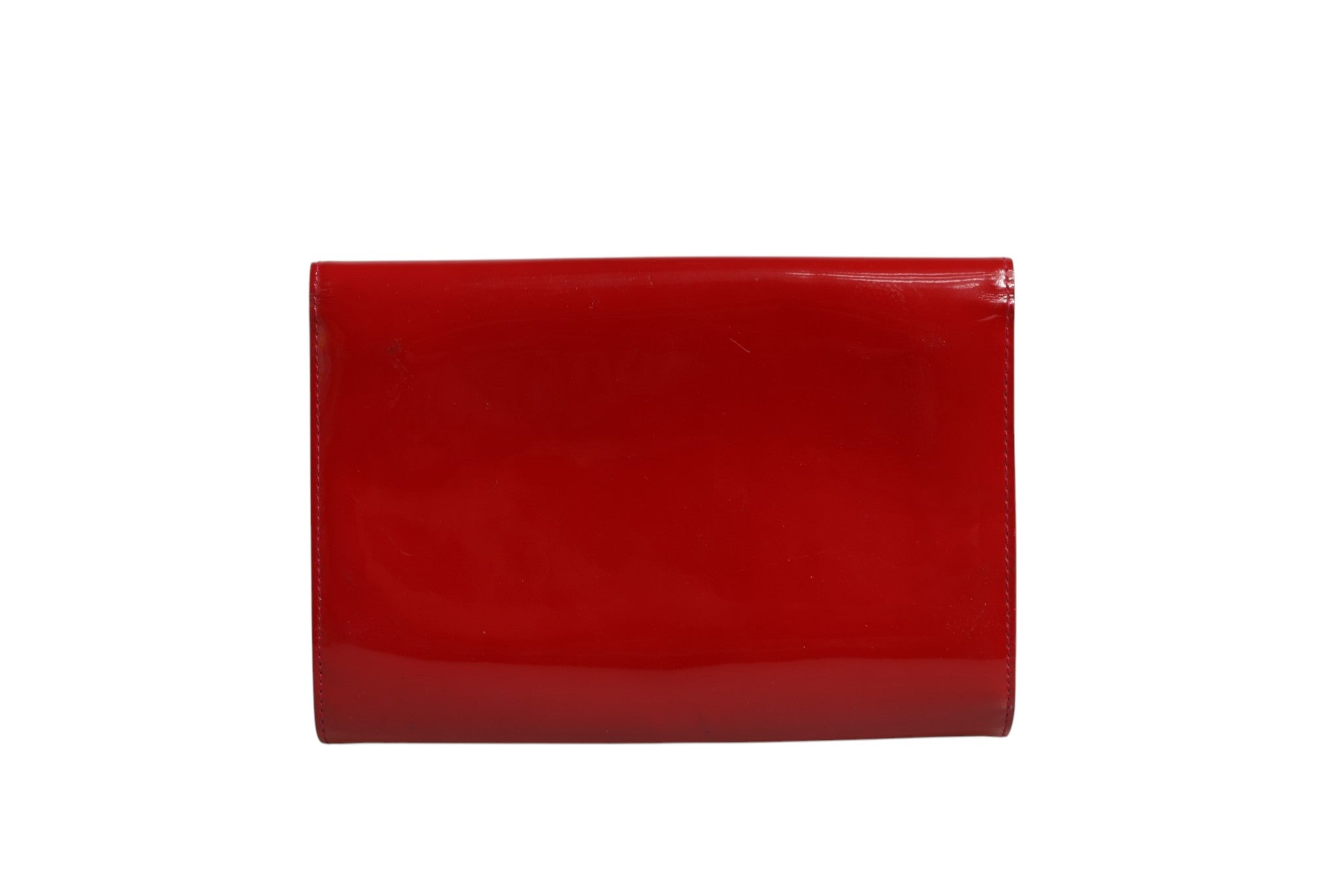 Experience the allure of the Louis Vuitton Louise PM Red Patent Leather Wallet On Chain, where exquisite craftsmanship meets timeless elegance, perfect for the discerning connoisseur.