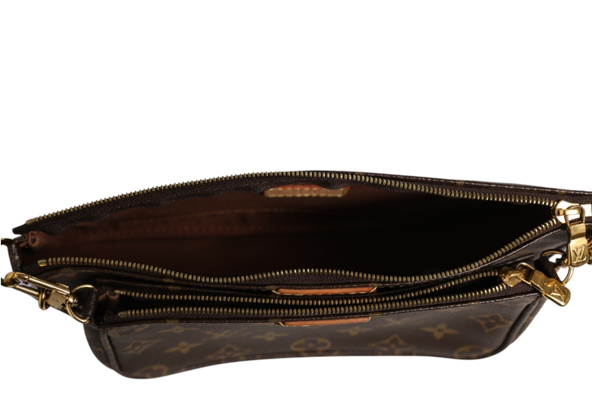 Elevate your style with the Louis Vuitton Monogram Multi Pochette Accessoires, a masterpiece of exquisite craftsmanship that embodies timeless luxury and sophistication.