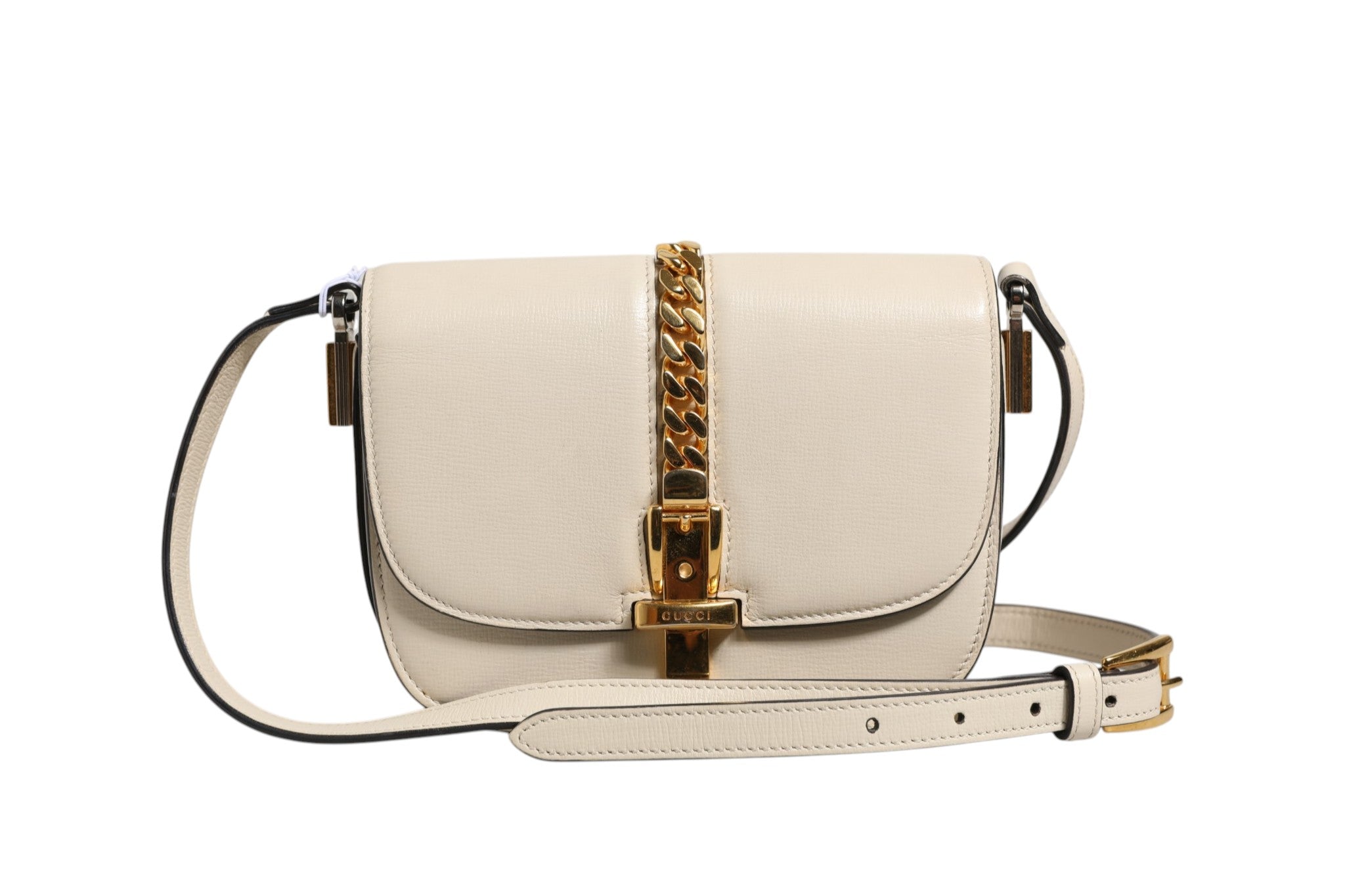 Gucci Sylvie 1969 Mini Leather Shoulder Bag - Designer Artisanal