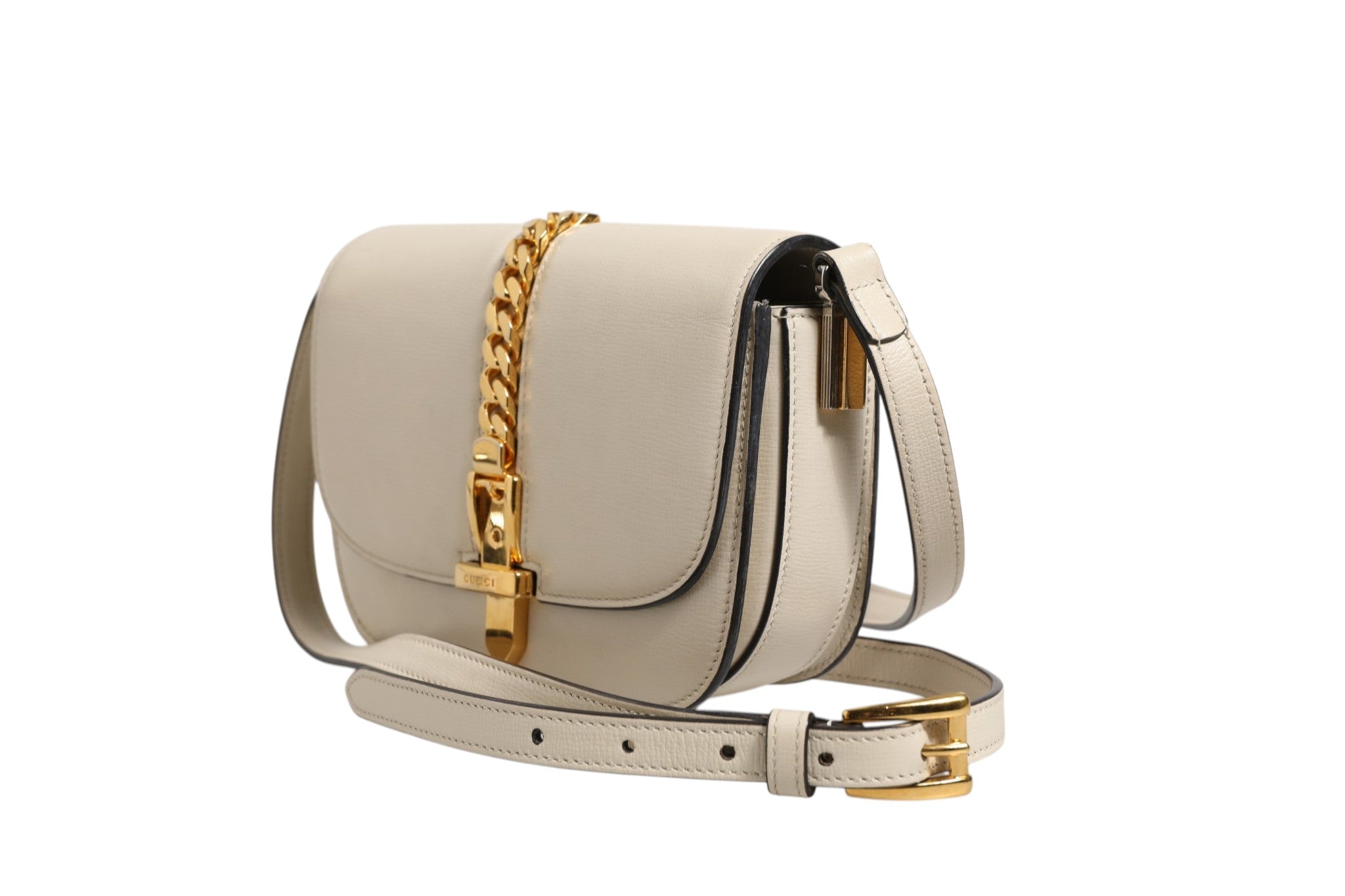 Gucci Sylvie 1969 Mini Leather Shoulder Bag - Artisanal Luxury